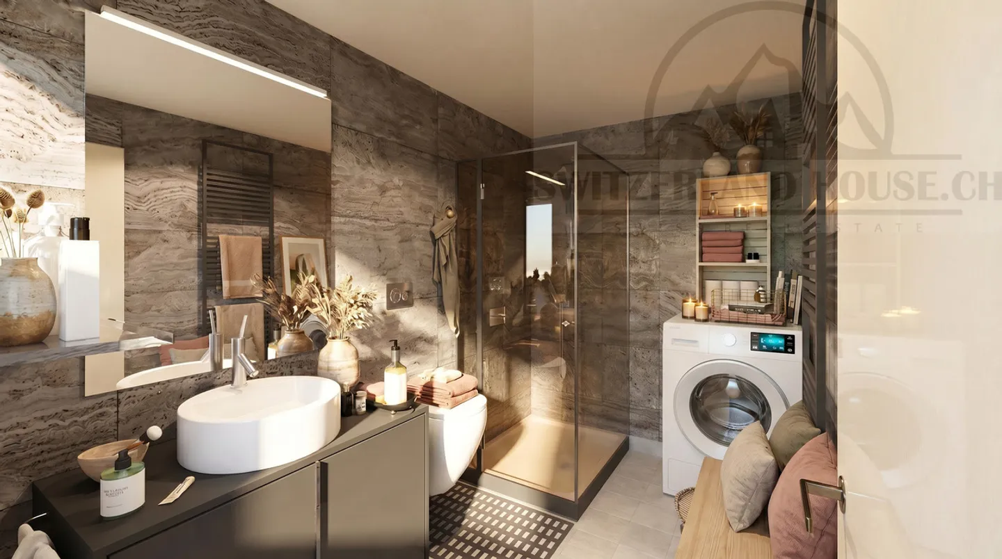 Wunderschöne 2,5 Zimmer in der Nähe der Sarine in der Unterstadt von Freiburg - Foto 7 von 11
