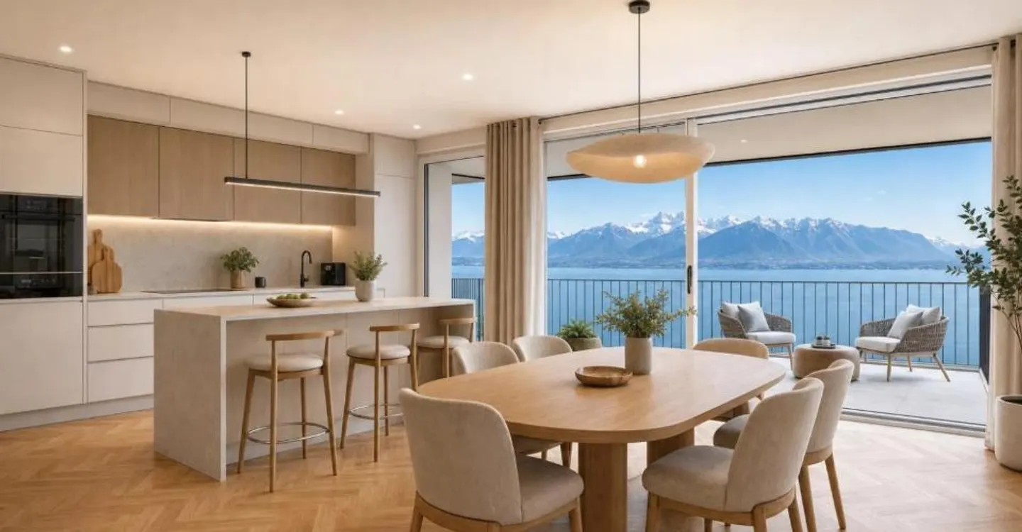 Appartamento eccezionale con vista panoramica a Lutry - Foto 2 di 8