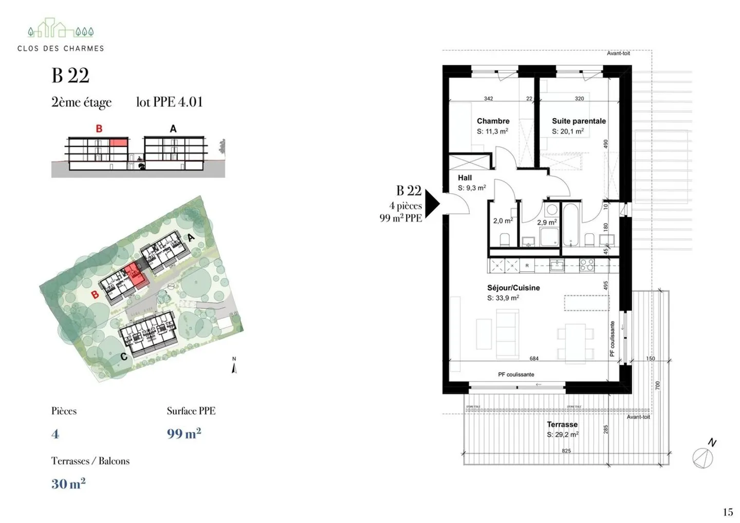 Promozione LE CLOS DES CHARMES | 4 stanze B22 - Foto 7 di 12