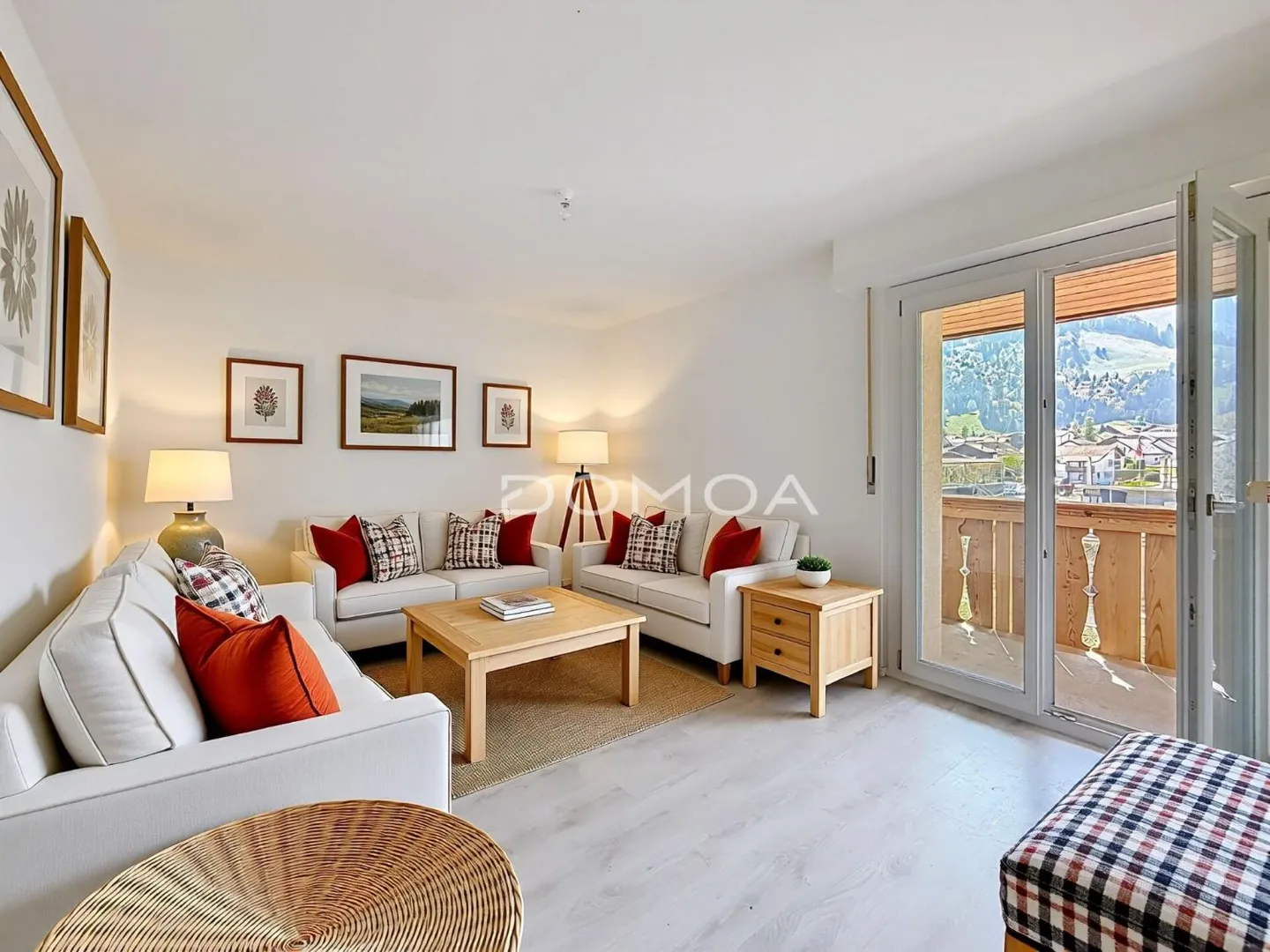 Renovierte Wohnung mit Blick auf den Moléson - Foto 1 von 8
