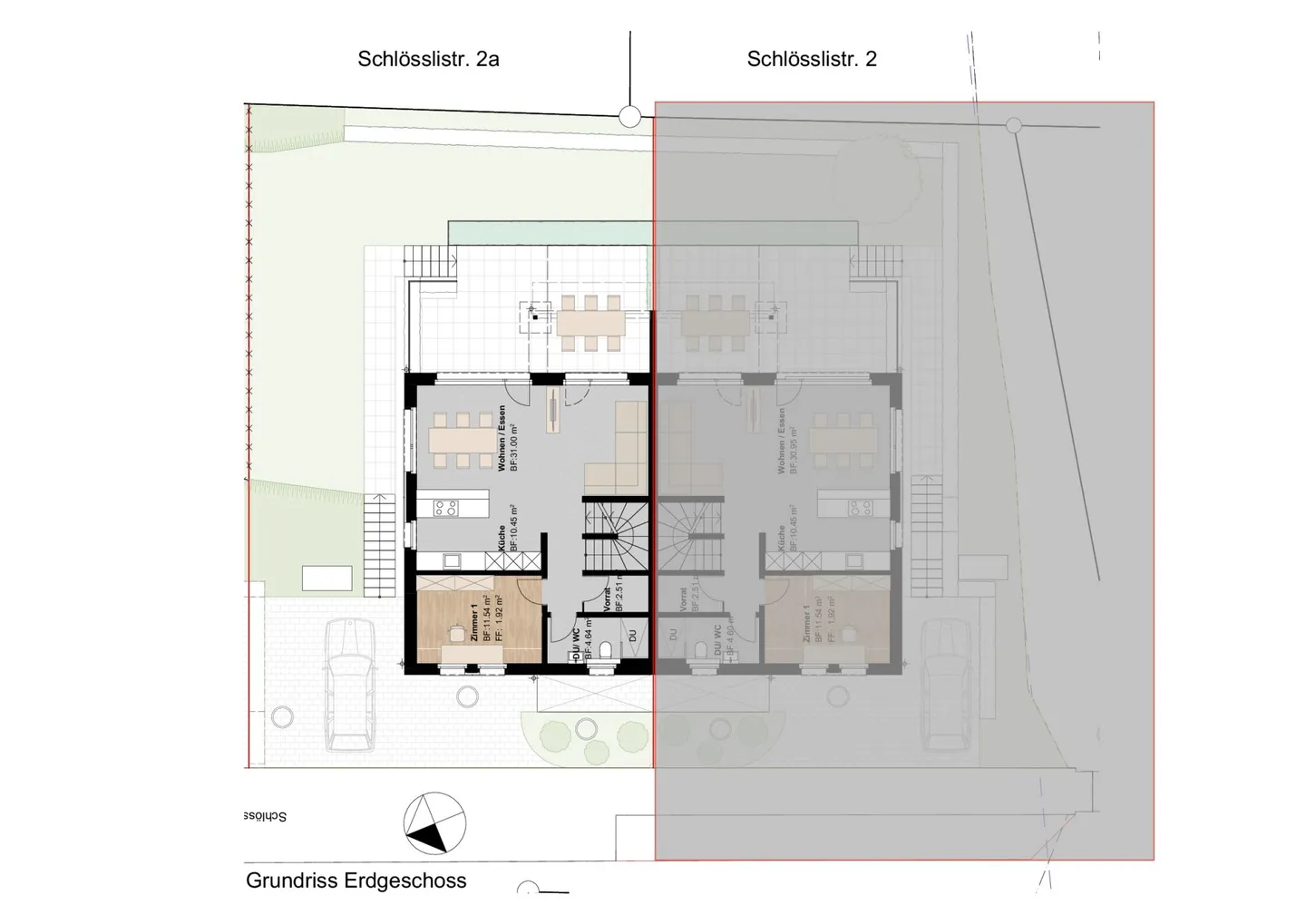 New construction project - semi-detached single-family house in a central location with customization options - Photo 10 of 11