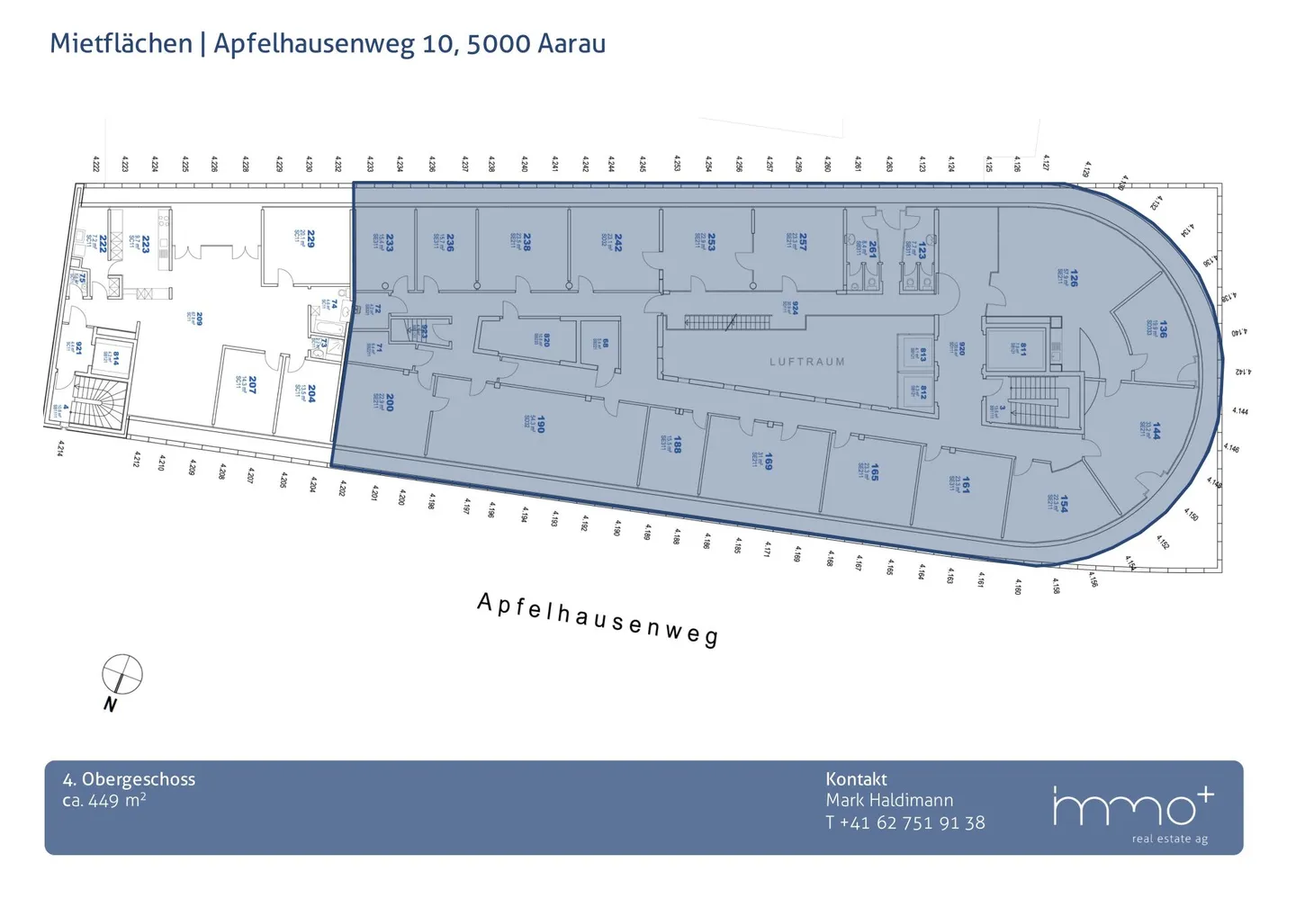 Im Herzen von Aarau | Apfelhausenweg 10 | 4'219 m² - Foto 19 von 20