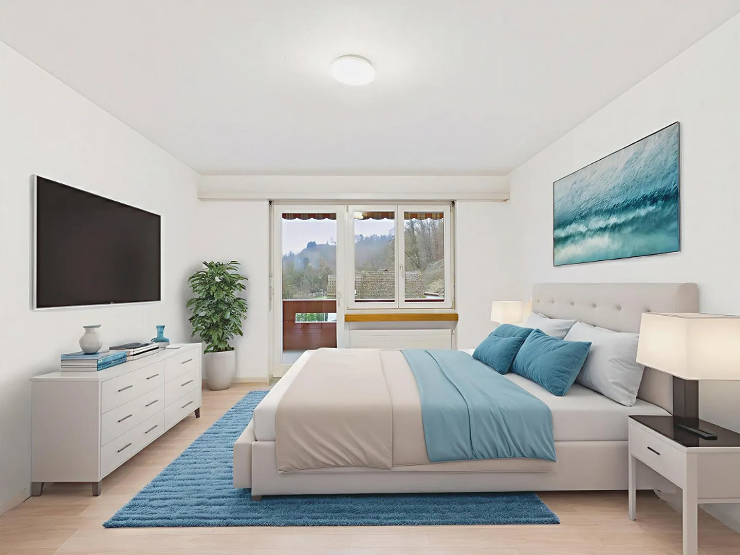 Appartement lumineux de 3,5 pièces avec balcon à Fisibach - Photo 6 sur 11