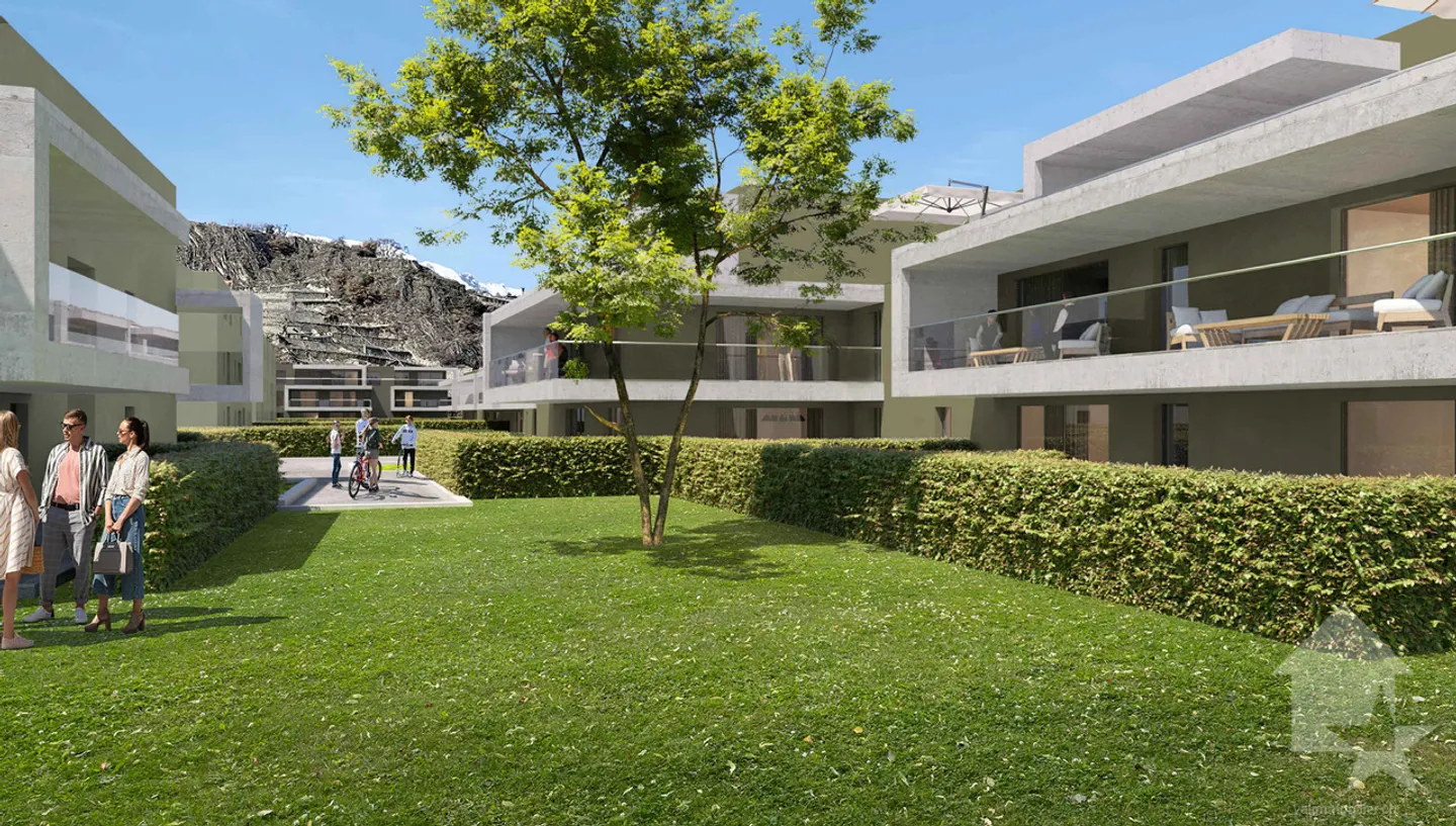 Appartamenti con 3,5 stanze e giardino in una nuova promozione - Sion - Foto 2 di 9