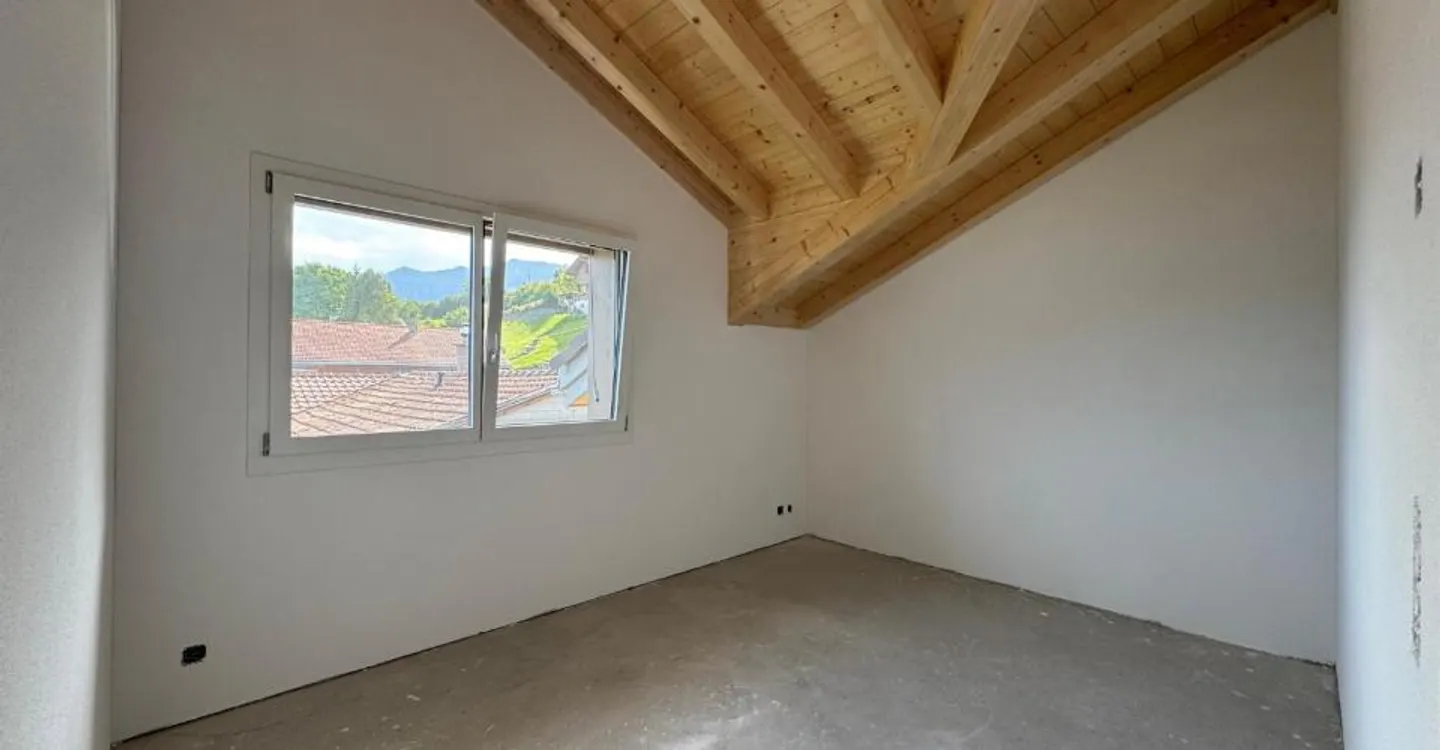 Stunning view of Lake Thun, Spacious terrace (approx. 30 m²), First occupancy in a new building with four units - Photo 5 of 7