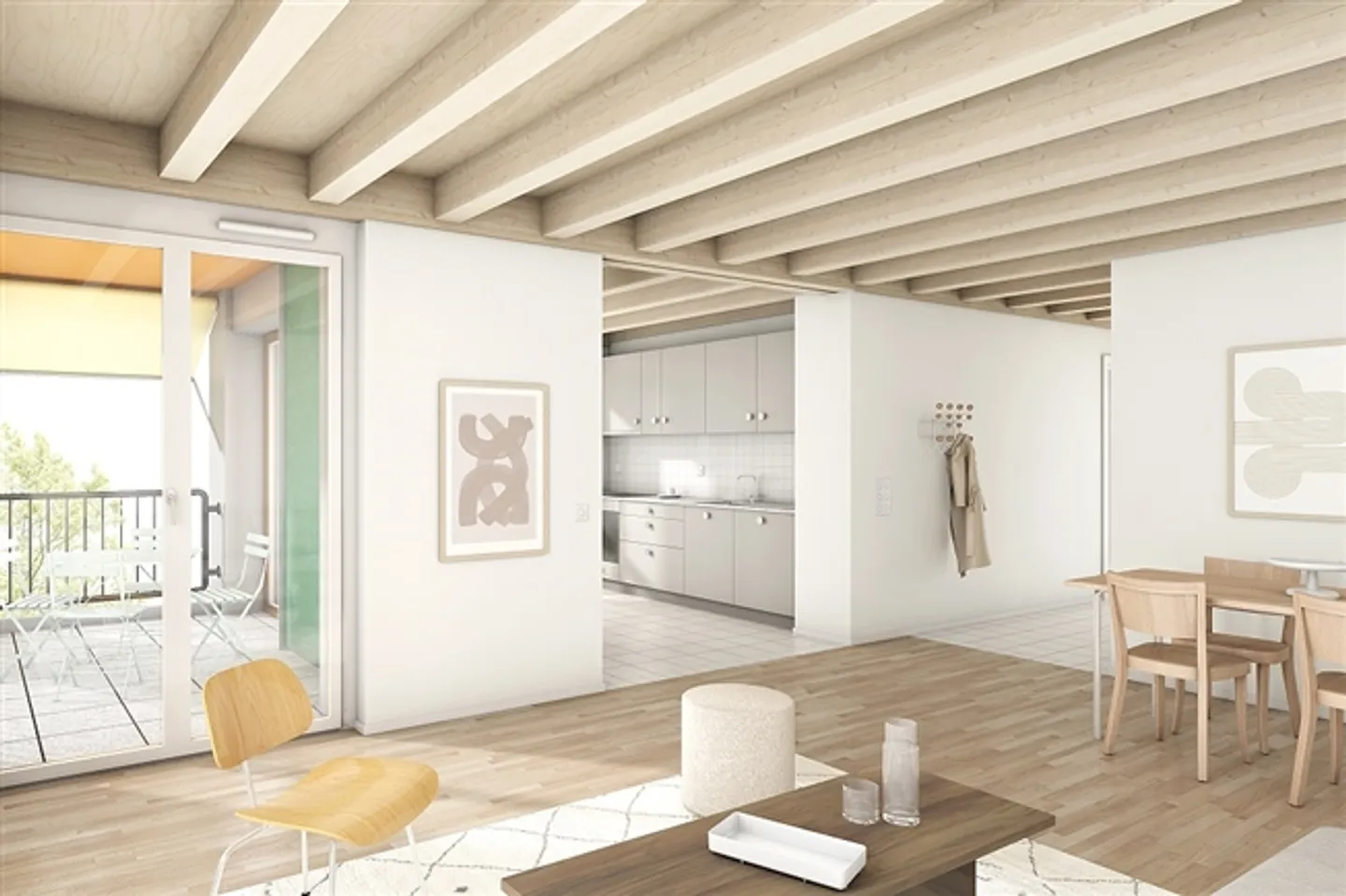 A1-304 - Bellissimo appartamento di 2,5 stanze con vista lago - Foto 2 di 6