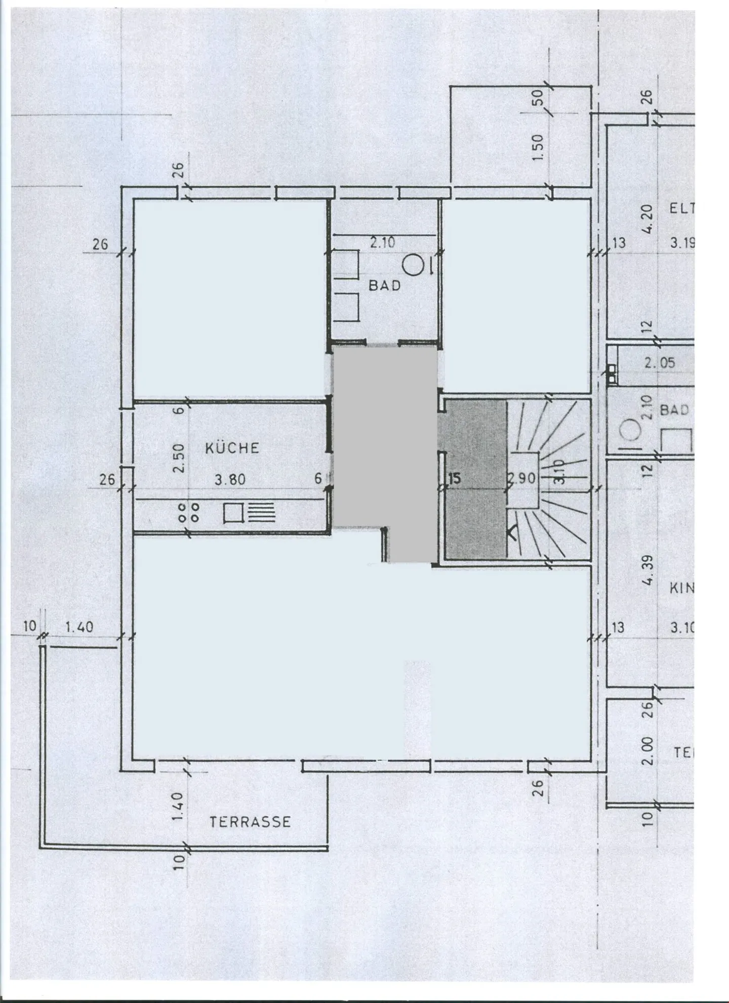 Ampio appartamento di 3 stanze nel cuore di Therwil - con balcone e camino - Foto 8 di 8