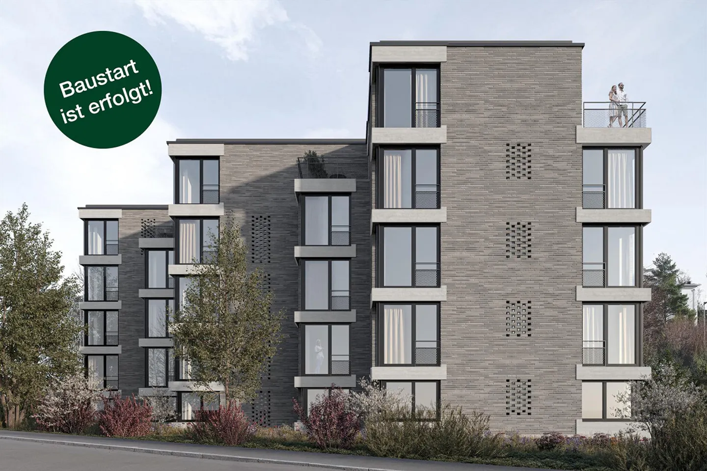 High-quality living with spacious terraces - Construction has begun - Photo 1 of 6