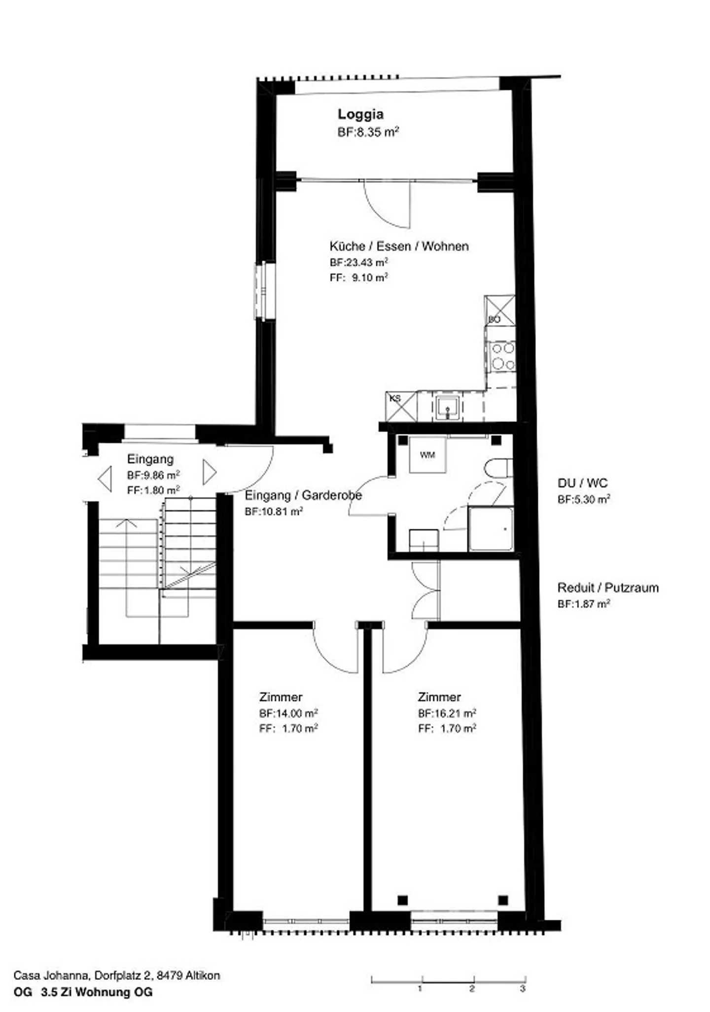 Stilvolle Wohnung in historischem Gebäude - Foto 2 von 2