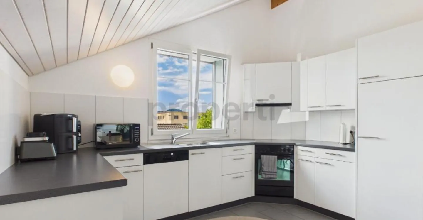 Tout compris : Penthouse avec garage, 2 places de parking et tour de lavage privé - Photo 3 sur 11