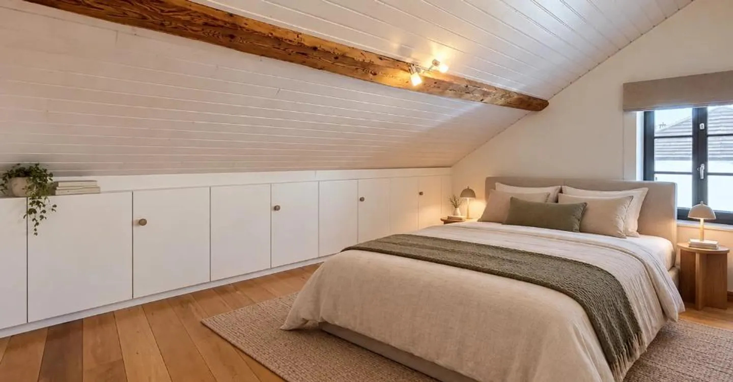 Appartement de charme sous les toits ? Au coeur du Vieux Meyrin - Foto 5 von 12