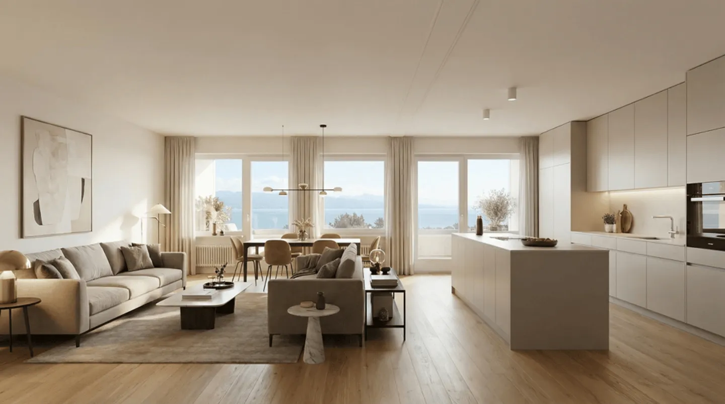 In esclusiva stupendo appartamento di 2,5 locali con vista panoramica sul lago - Foto 13 di 13