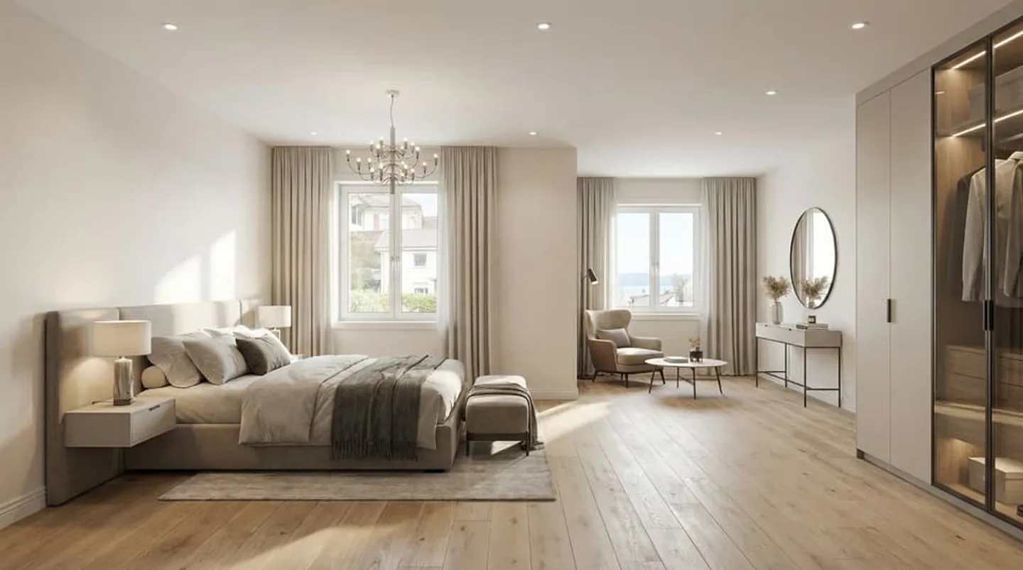 In esclusiva stupendo appartamento di 2,5 locali con vista panoramica sul lago - Foto 12 di 13