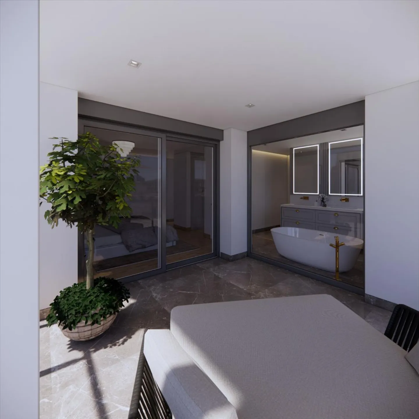 Luxurious penthouse apartment with high living comfort according to Minergie standard - Photo 10 of 11