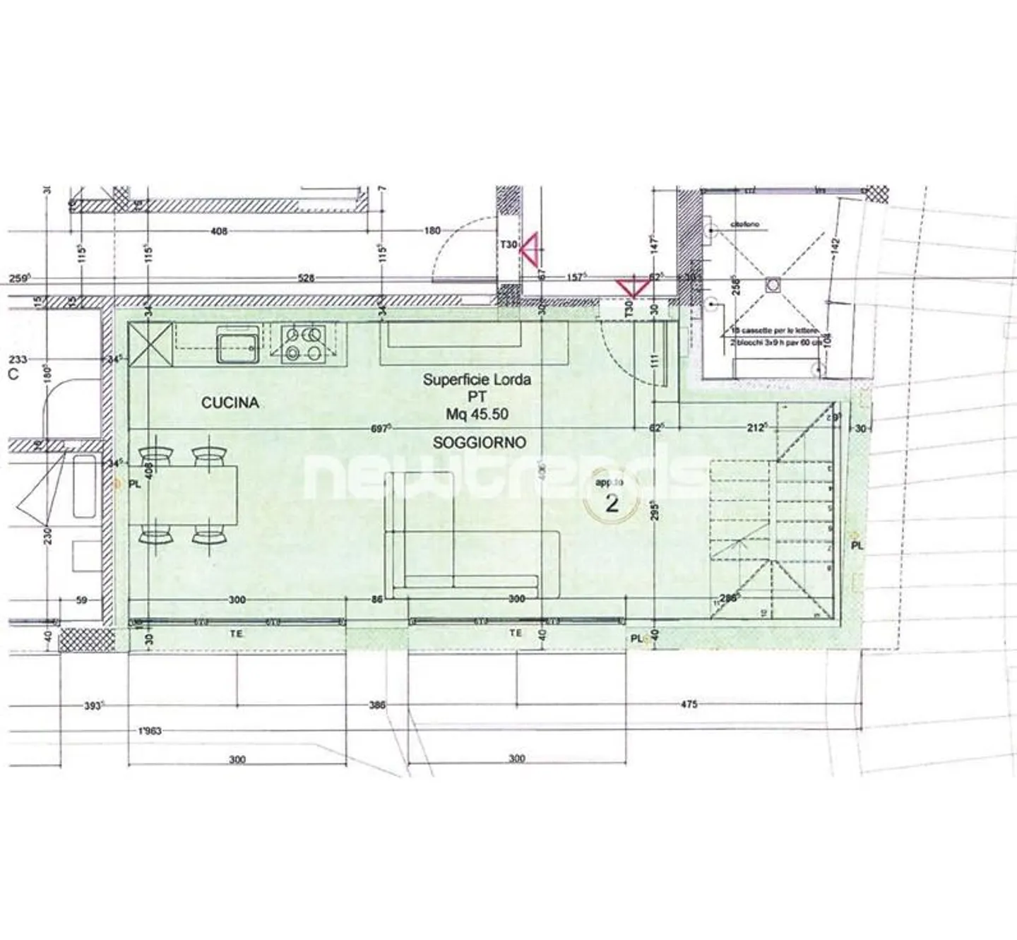Mendrisio – Modernes und geräumiges Duplex von 120 m² in einem Wohnkontext... - Foto 11 von 12