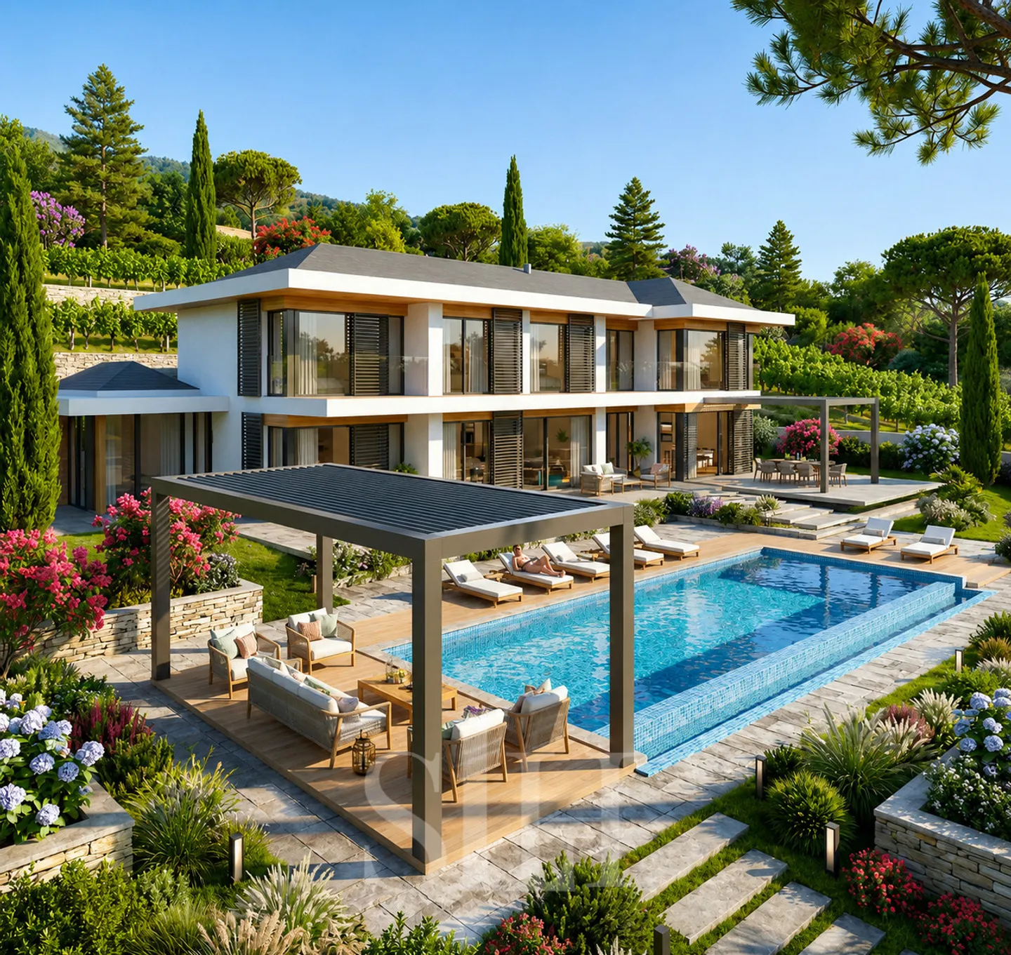 Elegante villa contemporanea con vista lago - Foto 1 di 1