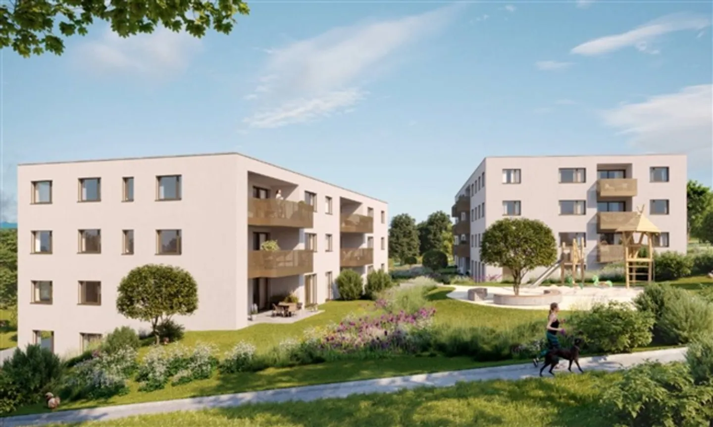 Appartements de 4,5 pièces dans un nouveau complexe immobilier à Murist - Photo 1 sur 5