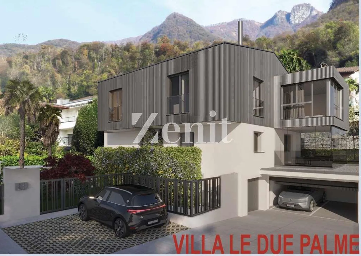 Residenza Villa Due Palme, Villa A con vista lago a Melano, Nuovi Costi - Foto 1 di 8