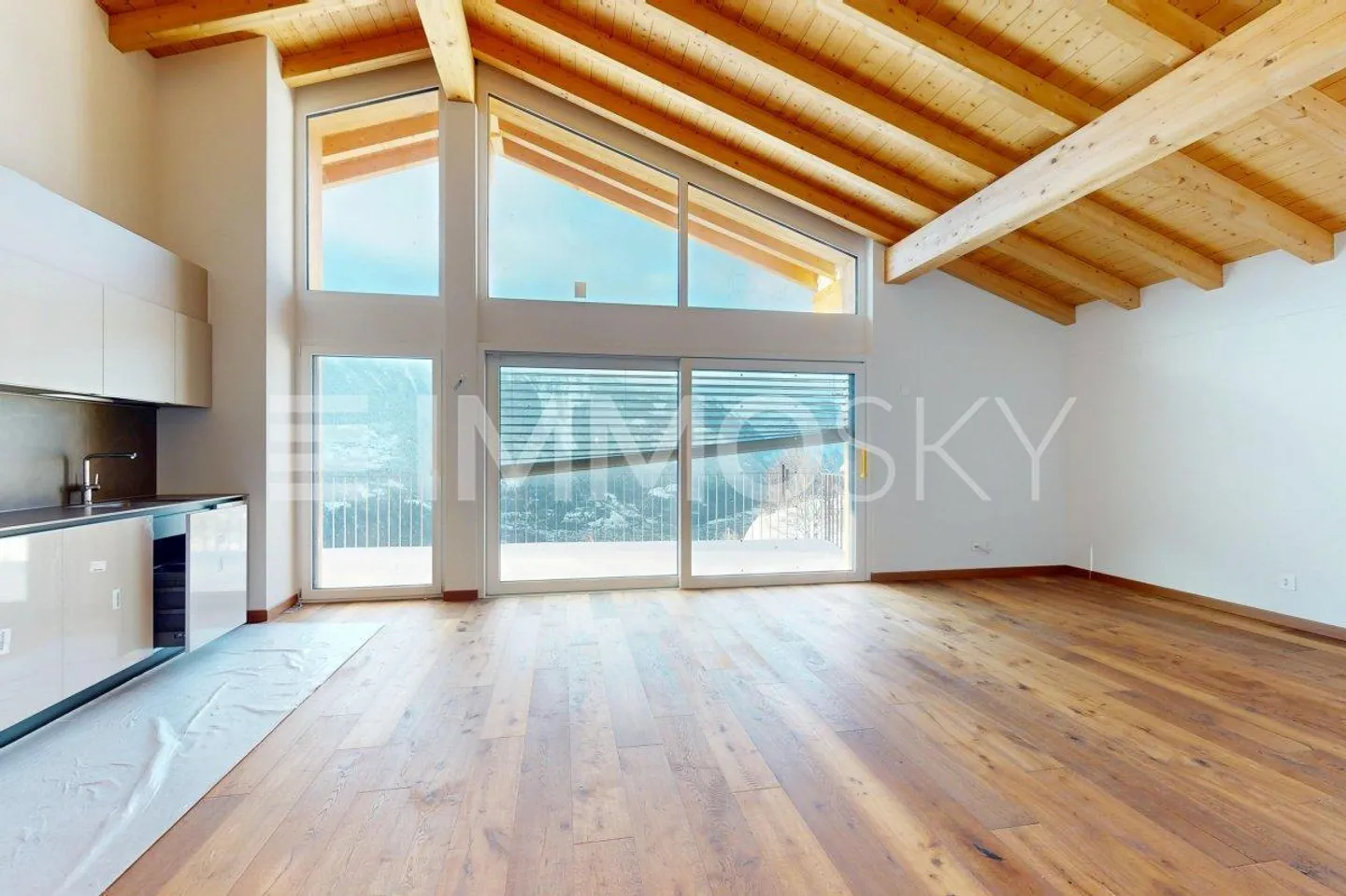 Charmante Dachwohnung in Erschmatt - Foto 4 von 5