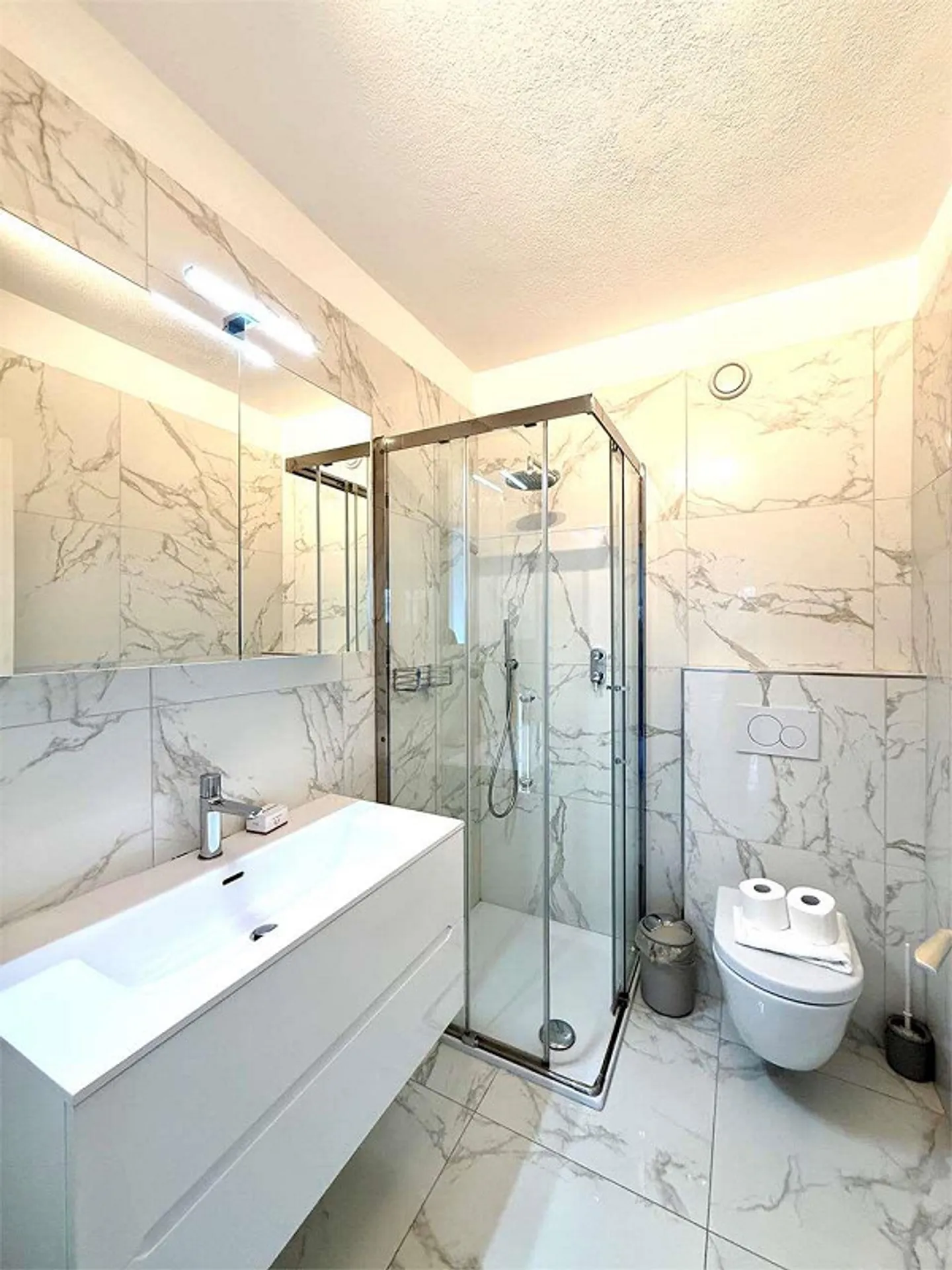 Aldesago for rent 3.5 furnished with lake view - Photo 7 of 8