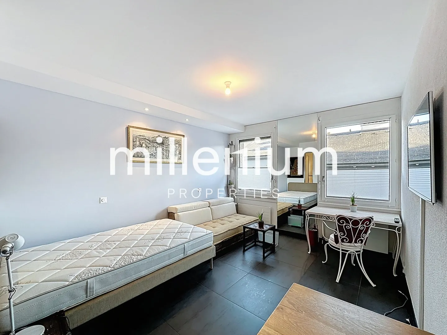 Möblierte 2-Zimmer-Wohnung im Herzen von Genf - Foto 1 von 5