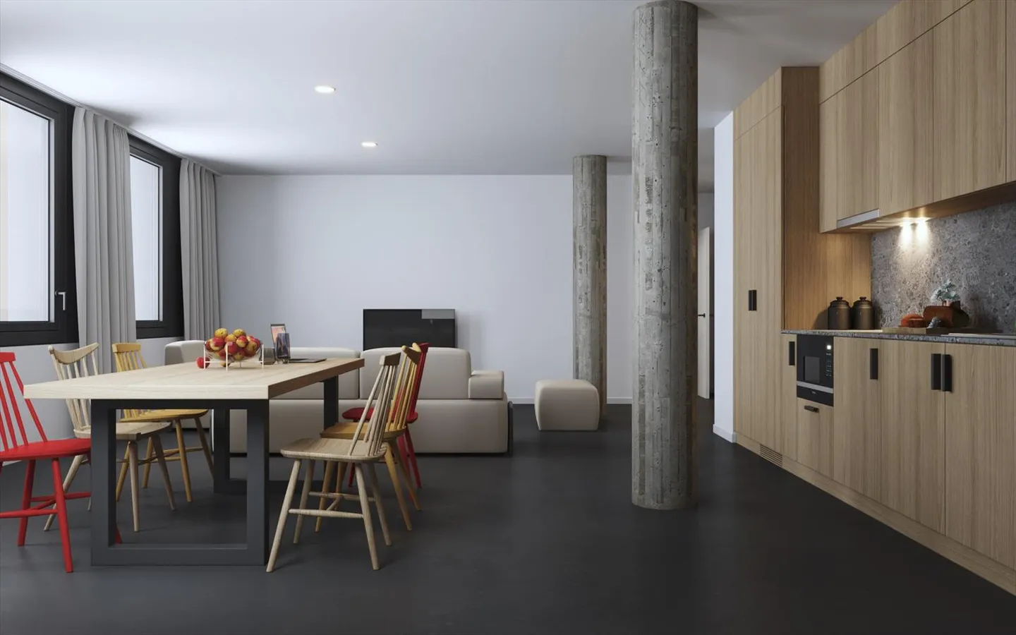 Möbliertes 1-Zimmer-Apartment - Foto 5 von 12