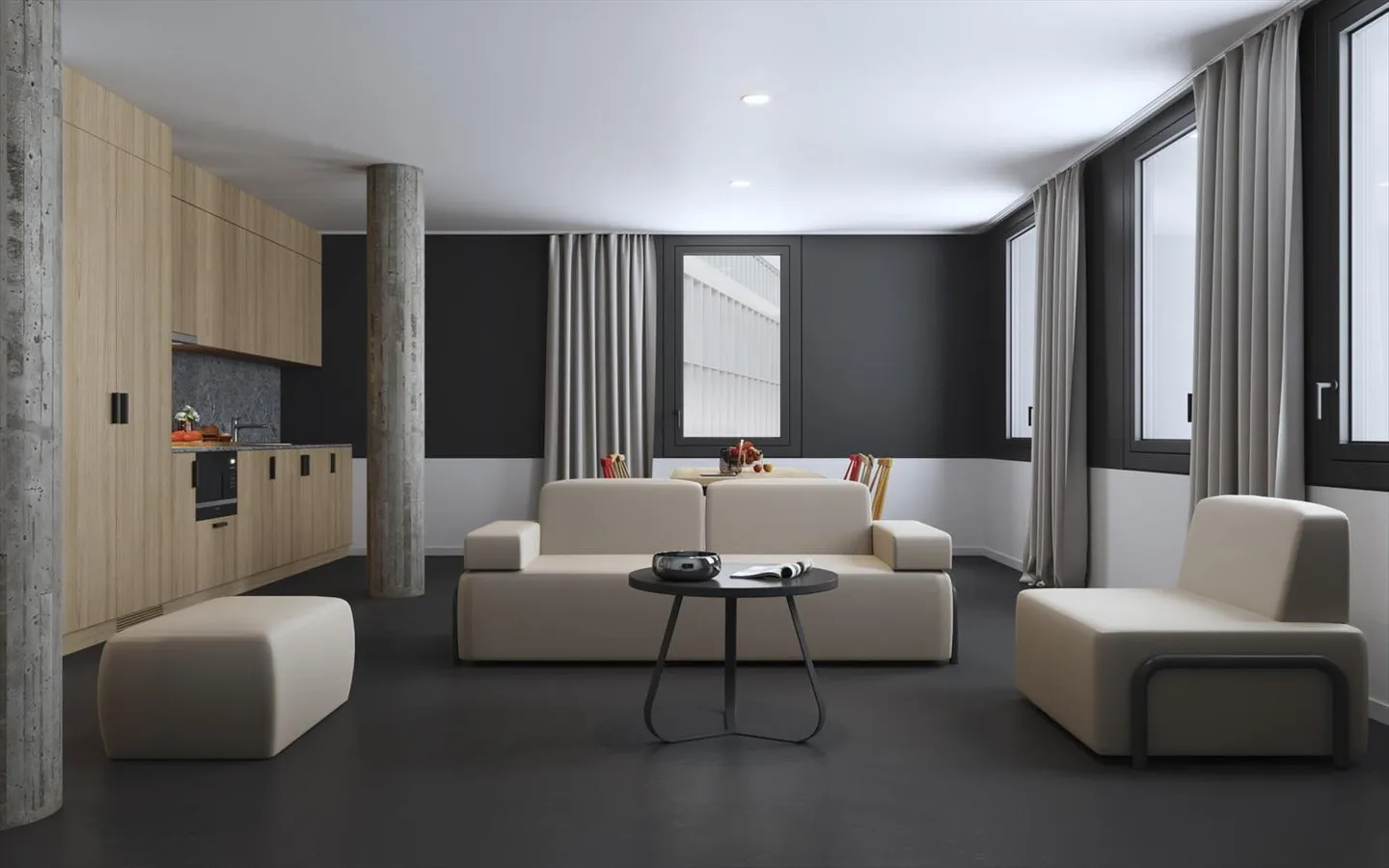 Möbliertes 1-Zimmer-Apartment - Foto 6 von 12