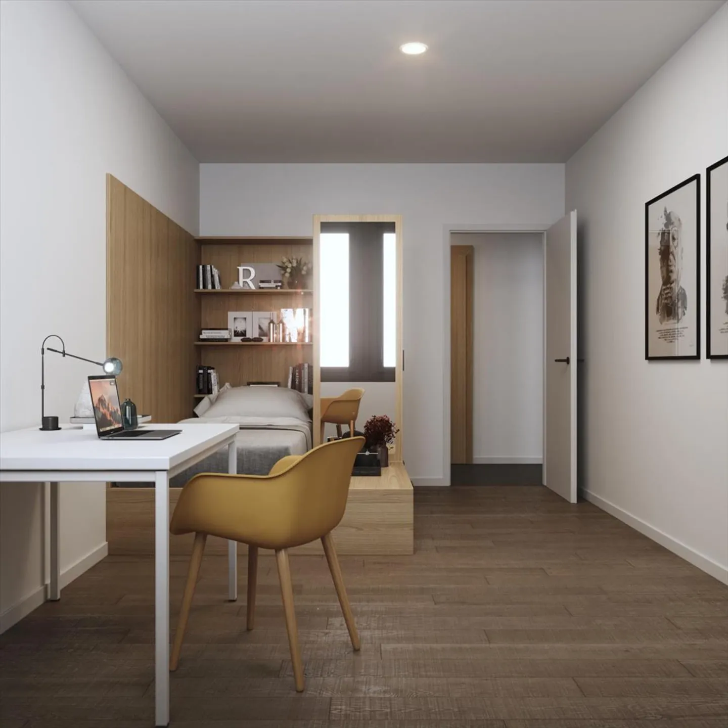Möbliertes 1-Zimmer-Apartment - Foto 1 von 12