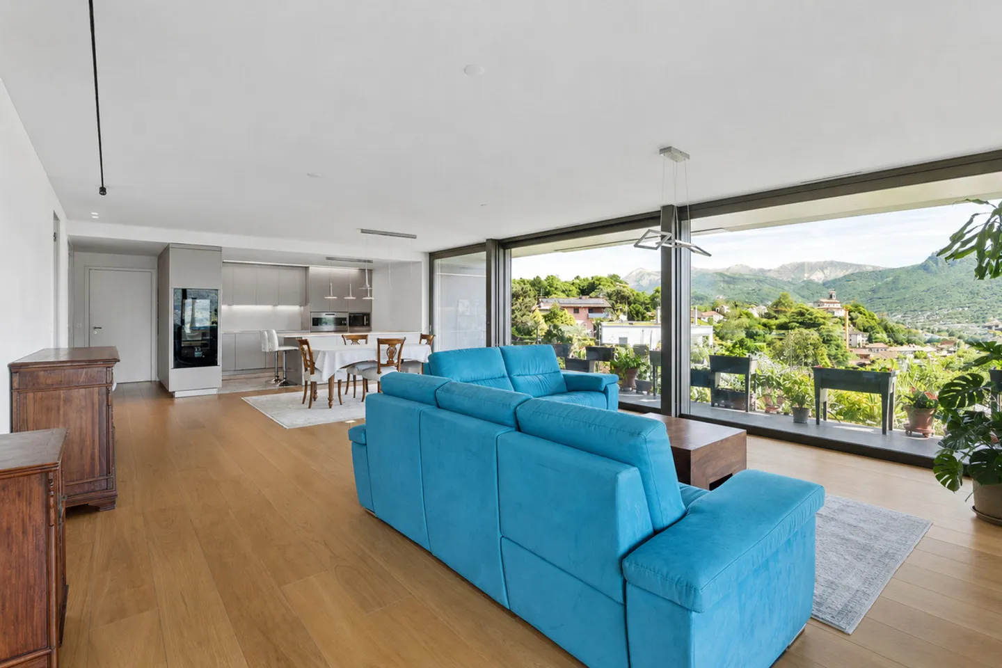Residenza TrElementi | Penthouse contemporain avec vue imprenable - Photo 7 sur 15