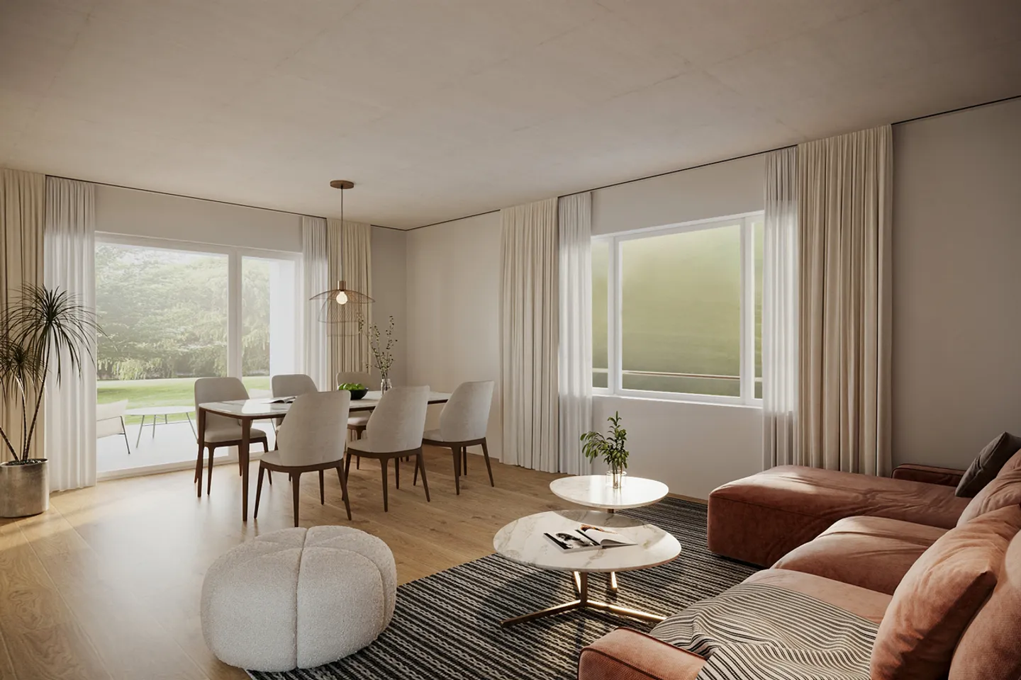 Appartamento giardino attraente con grande sala multifunzionale - Foto 1 di 8