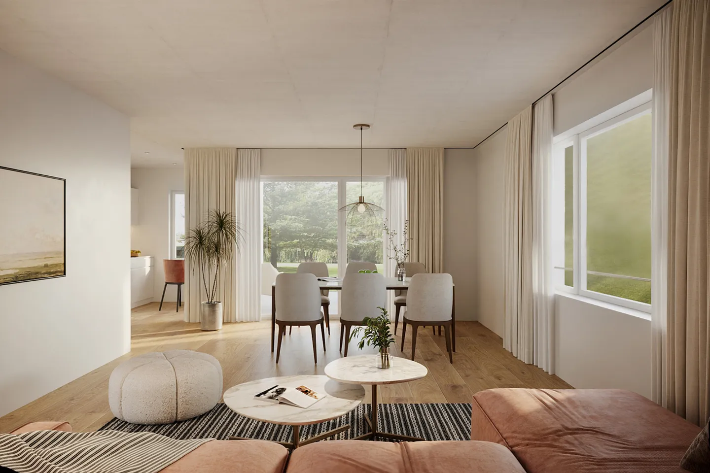 Appartamento giardino attraente con grande sala multifunzionale - Foto 2 di 8