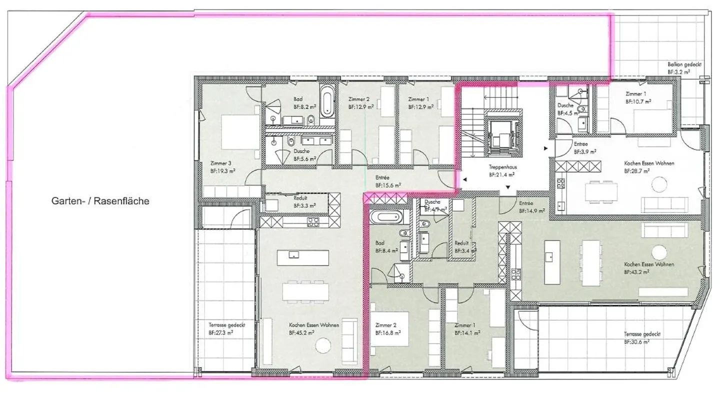 Family apartment on the ground floor with ownership standard - Photo 11 of 11