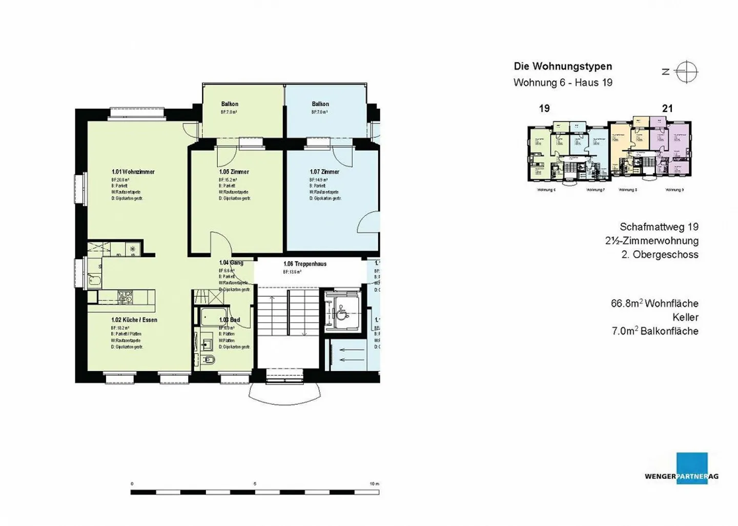Helle Wohnung in Binningen - Foto 3 von 4