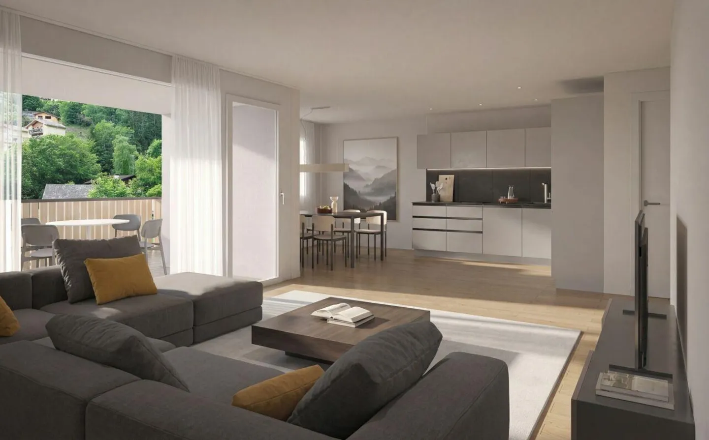 Modern 3.5 Room Terrace Apartment (Primary Residence) - Photo 2 of 4