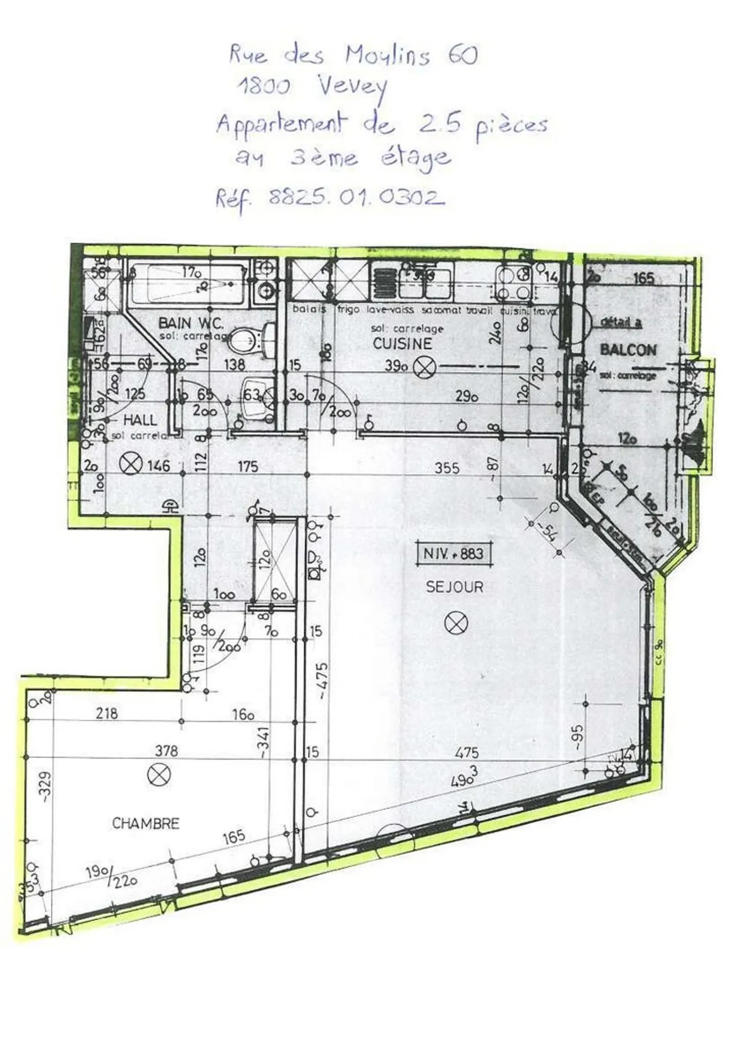 Appartement spacieux 2.5 pièces - Photo 8 sur 9