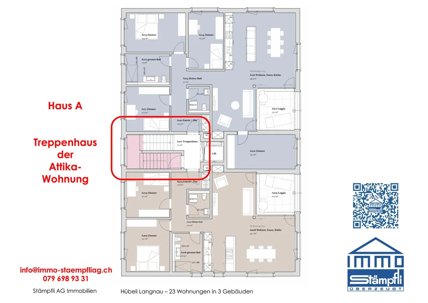 Exklusive Attika-Wohnung in Langnau im Emmental  - neu und fast bezugsbereit! - Foto 4 von 25