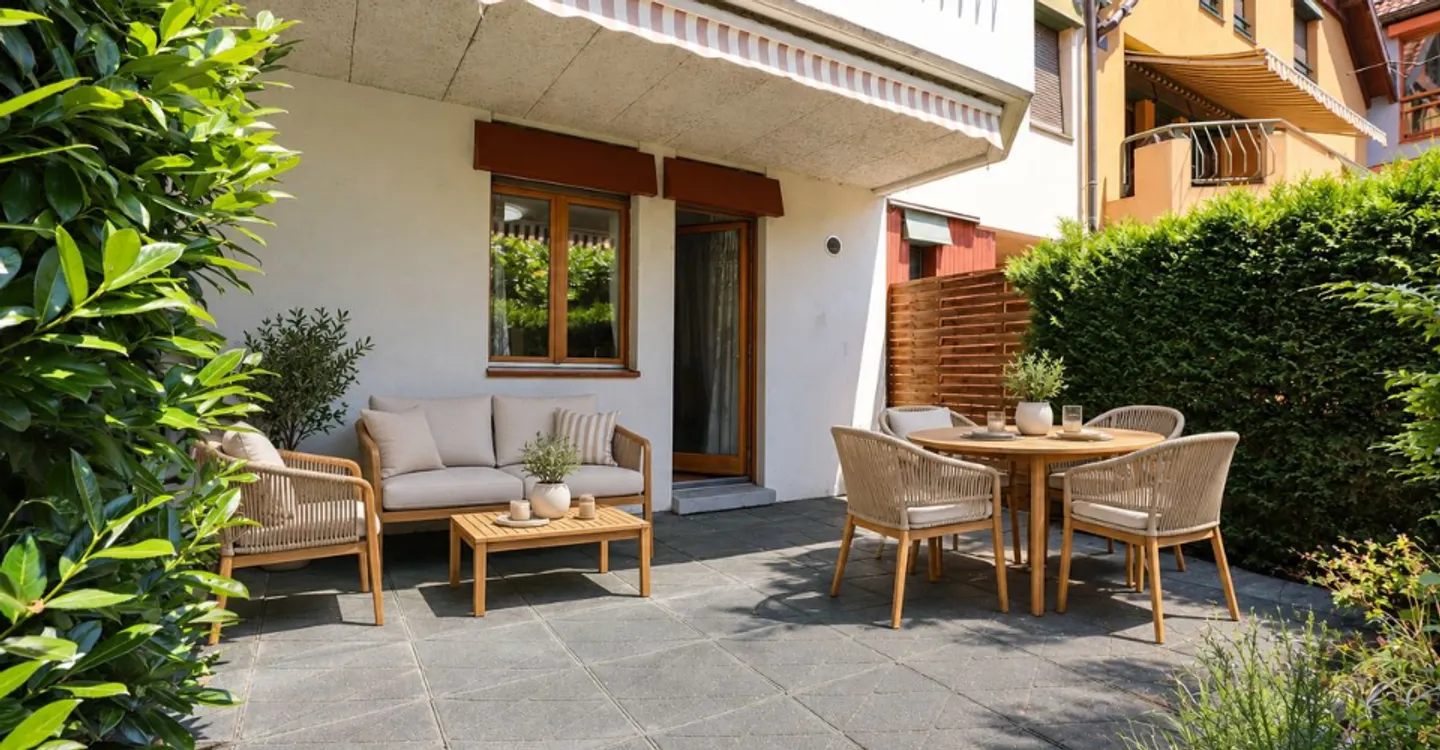 3,5-Zimmer-Wohnung: Ein Dorfgeist an den Toren des Stadtzentrums - Foto 2 von 6