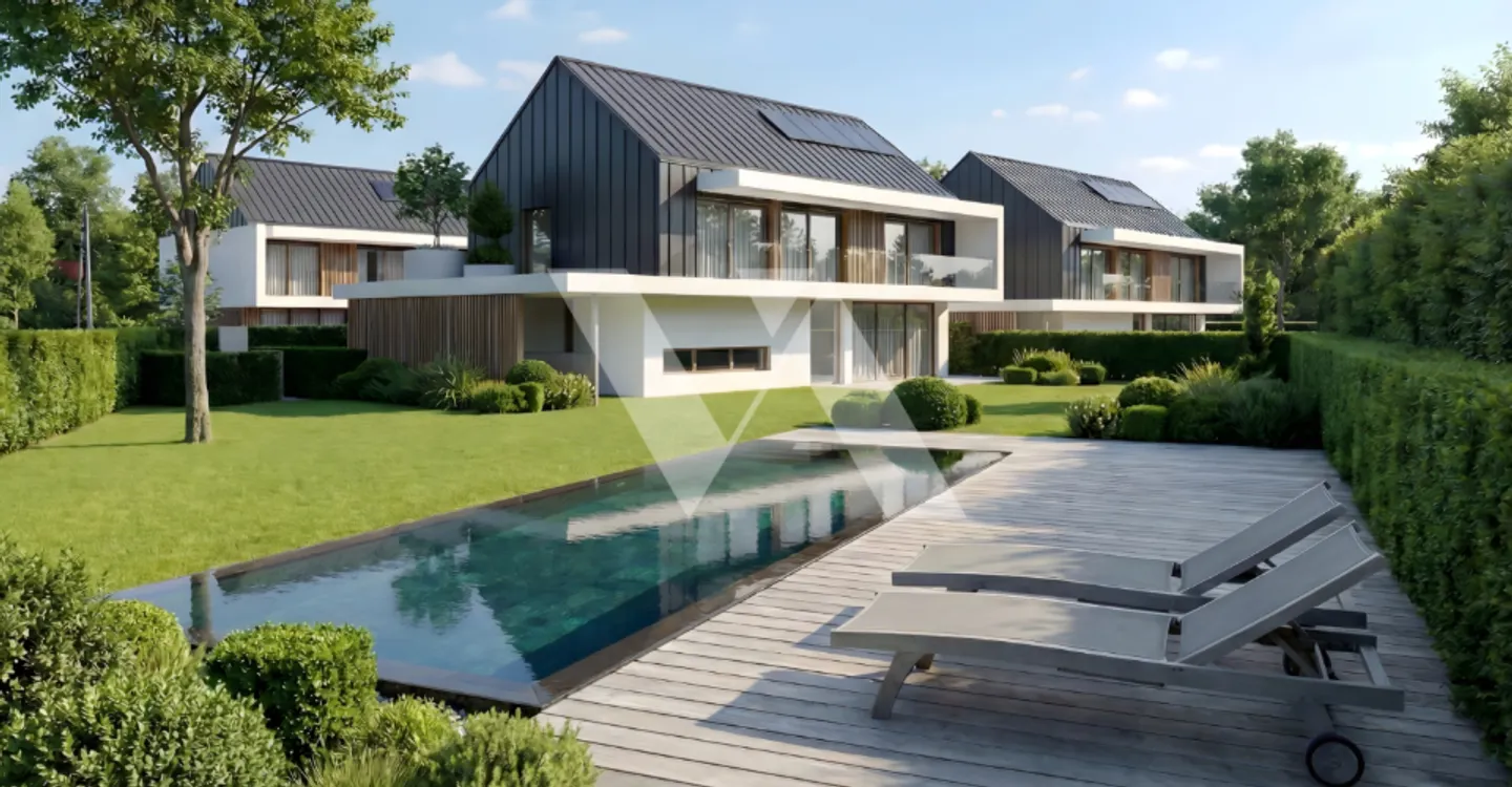 For sale under construction - Exceptional semi-detached villa with garden, terrace and balcony - Photo 5 of 6