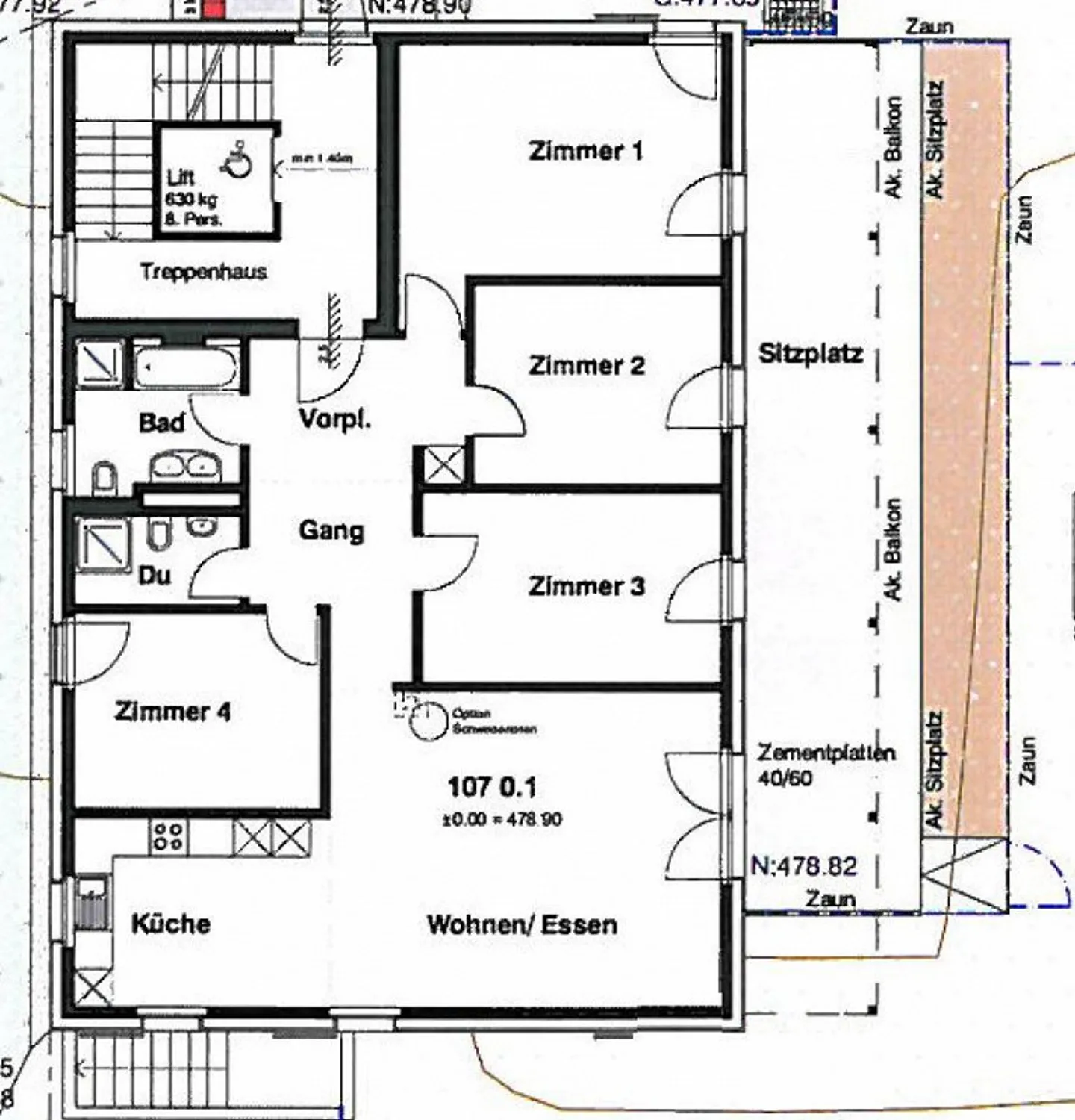 Spacious apartment with a view of greenery - Photo 9 of 9