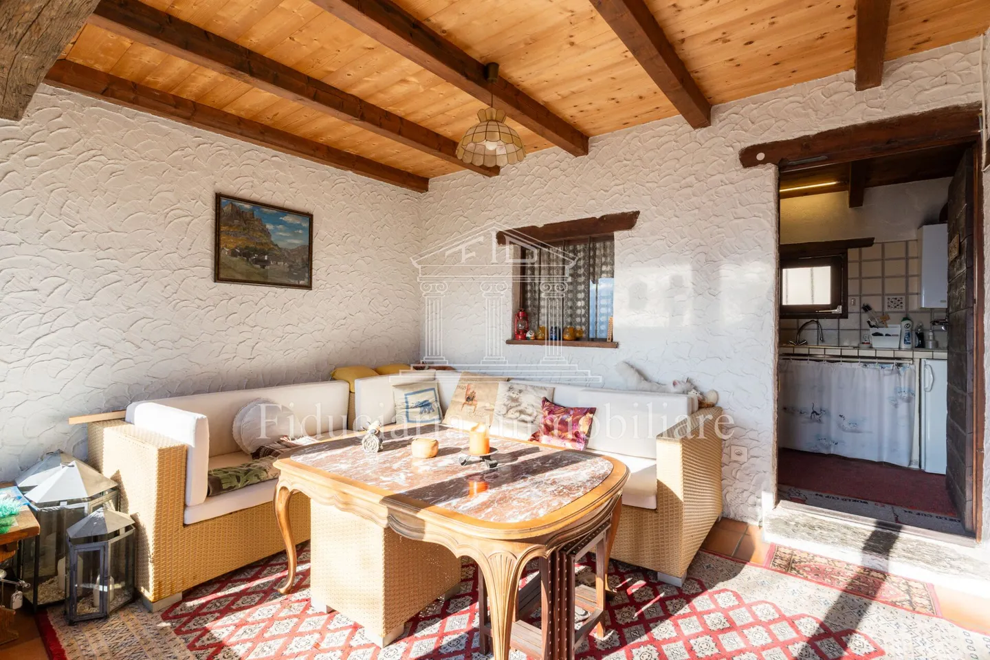 BRISSAGO - Charmante maison rustique de 3,5 pièces dans un emplacement ensoleillé avec vue imprenable sur le lac - Photo 5 sur 13