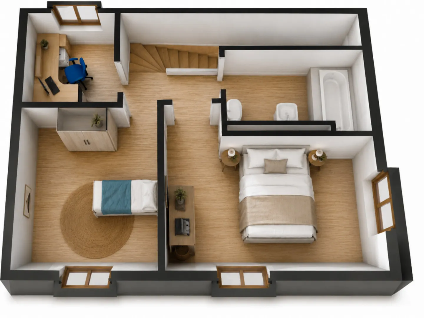 NEU - Schönes Familienhaus mit 4 Zimmern 95 m2 Grundstück B - Foto 8 von 11