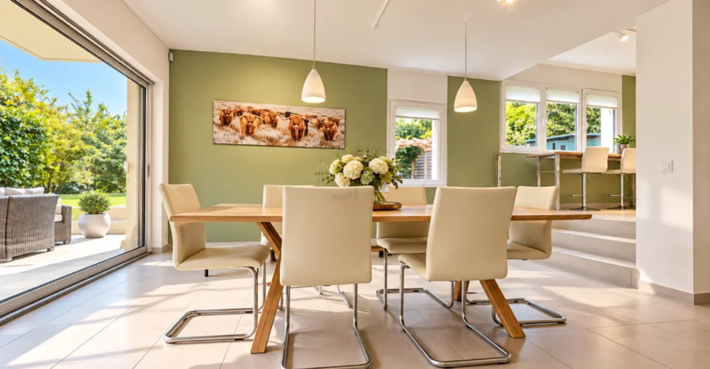 Elegante renovierte Familienimmobilie im Herzen einer grünen Umgebung - Foto 3 von 13