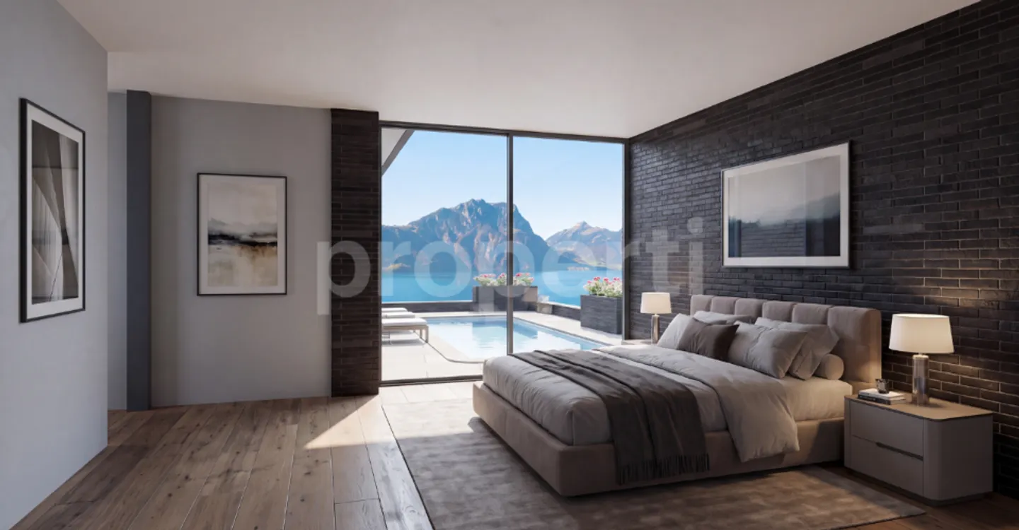 Luxus Chalet mit Seeblick - Foto 3 von 11