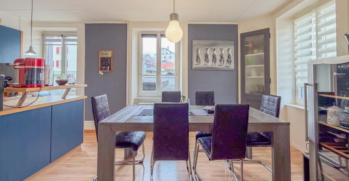 House with 2 apartments, 1 commercial space and 1 garage in Ste-Croix - Photo 5 of 11