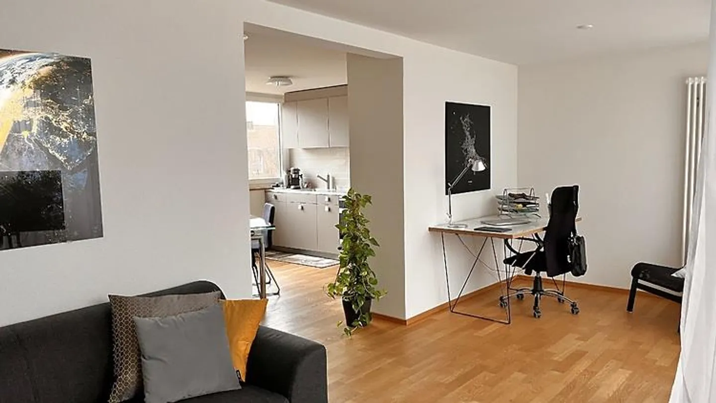 APPARTEMENT 2½ PIÈCES À BERNE - SANDRAIN, MEUBLÉ, TEMPORAIRE - Photo 2 sur 9