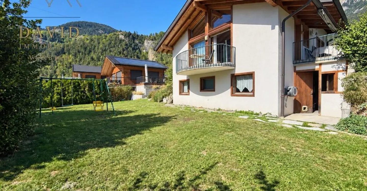 Vollèges: Villa indipendente 169 m², giardino e vista libera - Foto 1 di 29