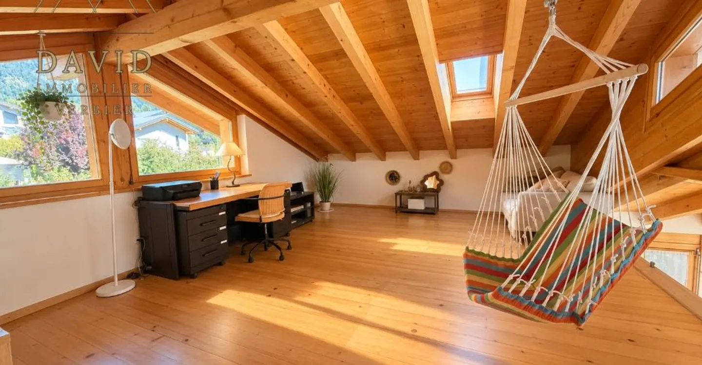 Vollèges: Villa indipendente 169 m², giardino e vista libera - Foto 16 di 29