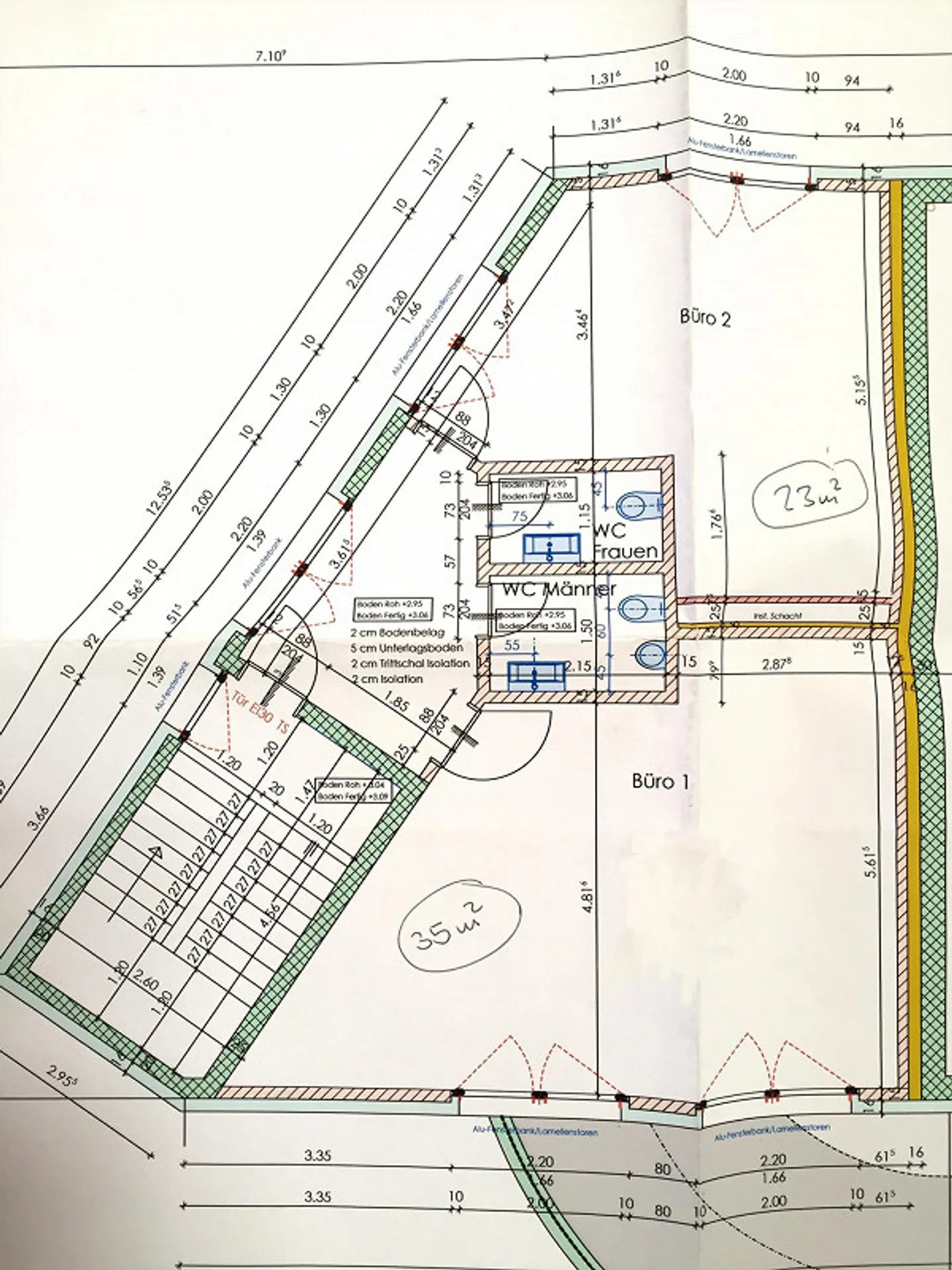 Büroräumlichkeiten in Felsberg (insgesamt 70m2) - Foto 14 von 14