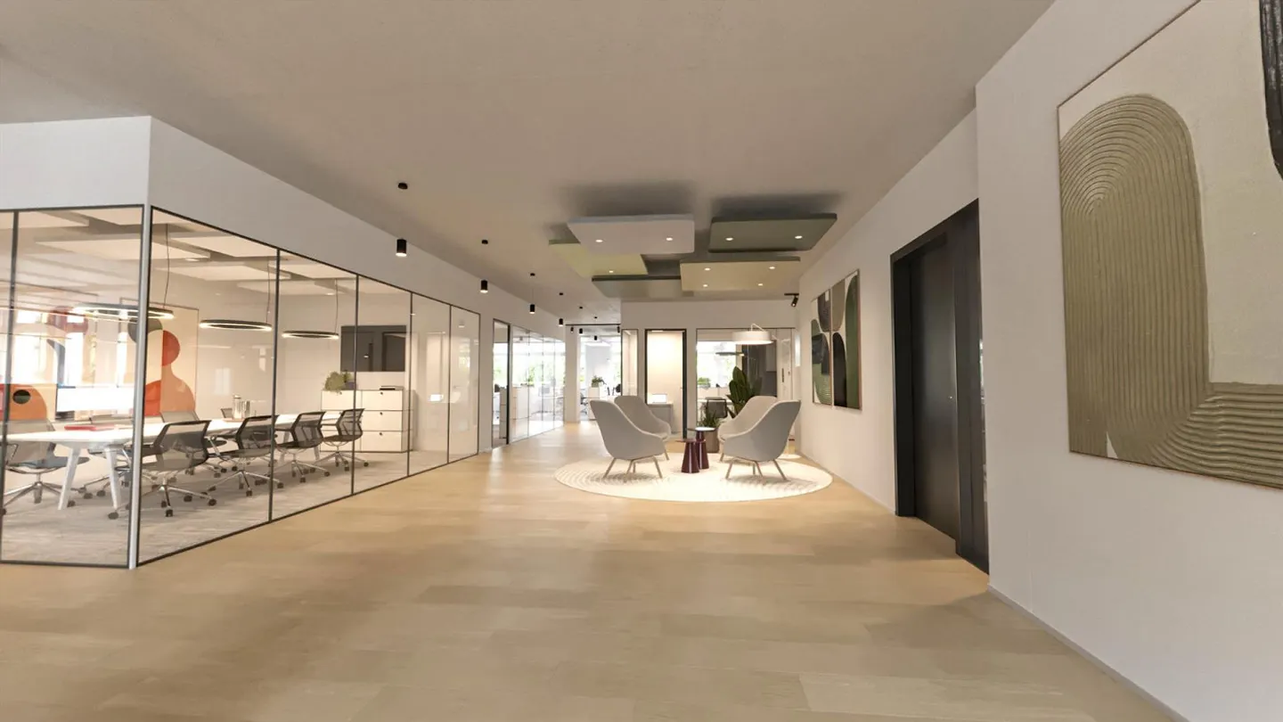 Bureaux finis dans un emplacement attrayant - Planifiez de manière flexible, confort... - Photo 3 sur 8