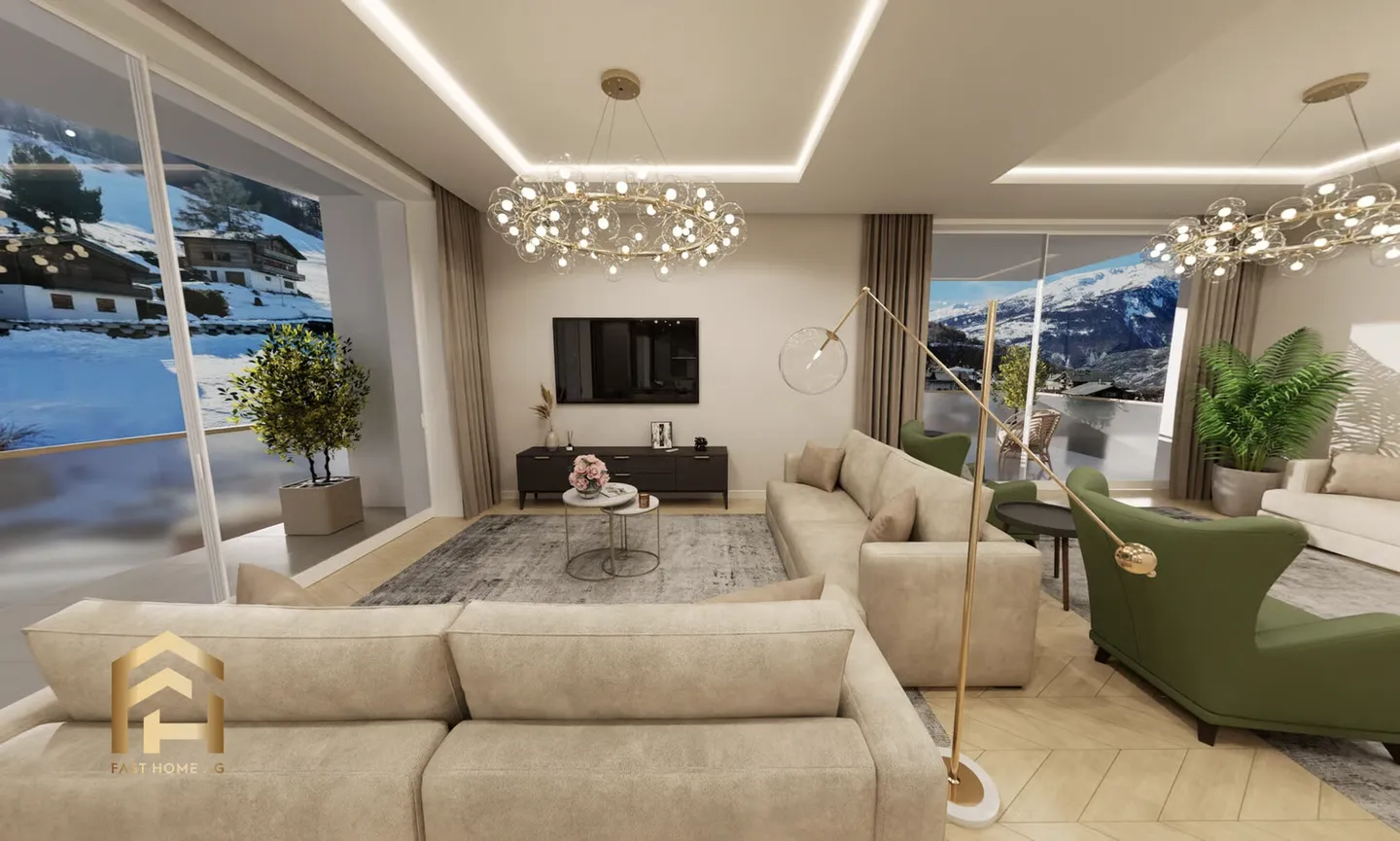 Progetto di nuova costruzione esclusivo: Appartamento attico luminoso di 5,5 stanze - Foto 1 di 13